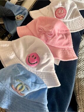 1 terry custom  kids bucket hat